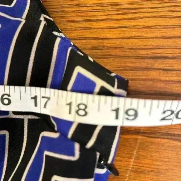 🌈 6/$60, Michael Kors, Mini Dress, Prpl/Blk/Crm, 10 - Picture 6 of 7